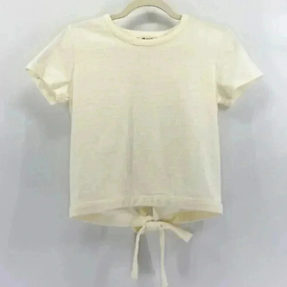 - Madewell open back crepe top